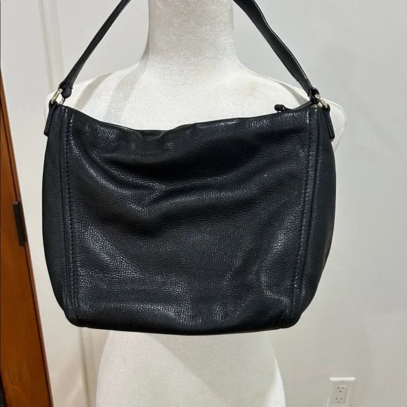 Kate Spade Black Textured Shoulder Bag - Picture 2 of 7